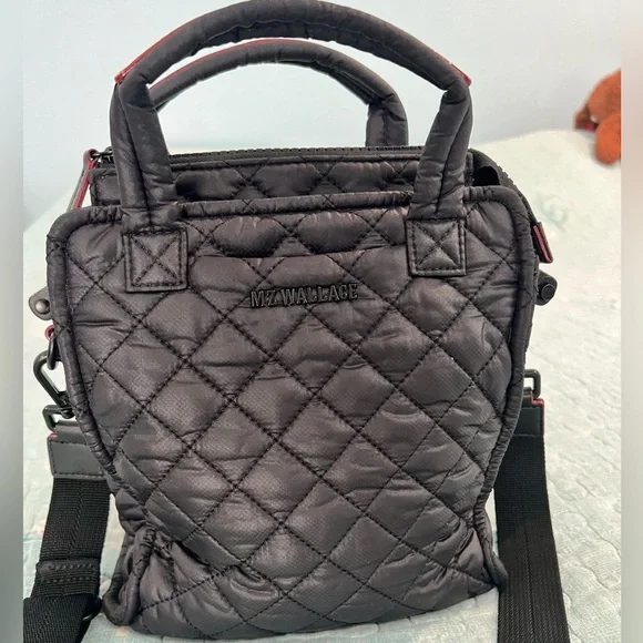 MZ Wallace Black Mini Box Tote/crossbody bag - Picture 6 of 14